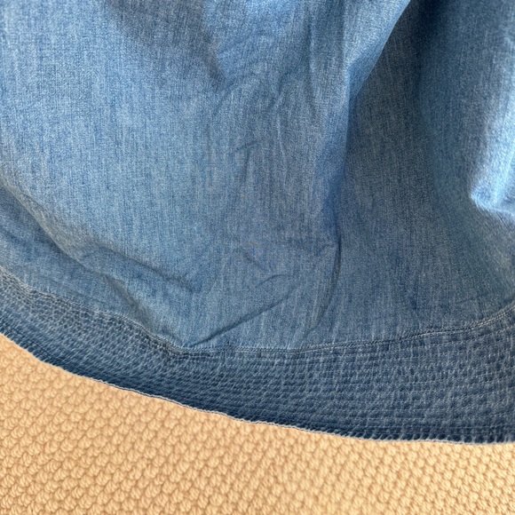 Tuckernuck chambray Rhea maxi denim dress with pockets - Picture 4 of 5